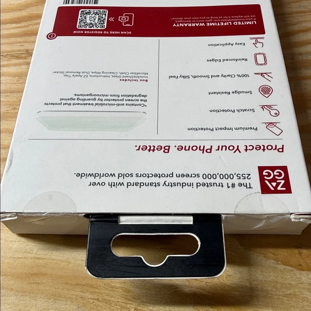 ZAGG InvisibleShield Glass Screen Protector for Google Pixel 7a - White